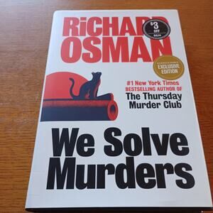 We Solve Murders Richard Osman Hard Cover Book